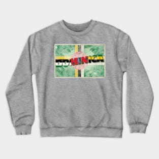 Dominica Vintage style retro souvenir Crewneck Sweatshirt